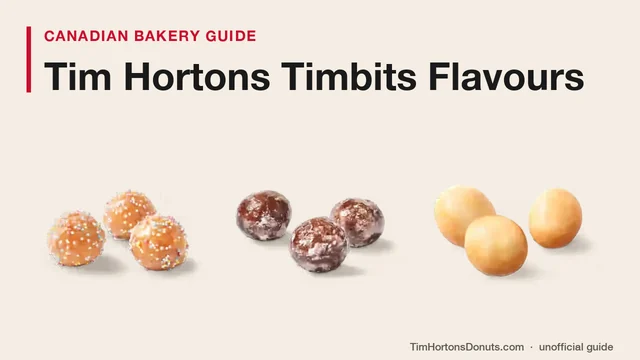 Tim Hortons Birthday Cake, Honey Dip, and Chocolate Glazed Timbits